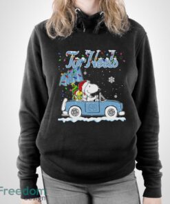 North Carolina Tar Heels Snoopy And Woodstock Driving Car Shirt Sweatshirt Hoodie - Unisex Pullover Hoodie