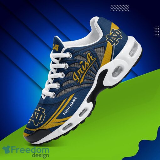 NOTRE DAME FIGHTING IRISH Air Cushion Sports Shoes Custom Name Gift For Fans Men Women Shoes Product Photo 1