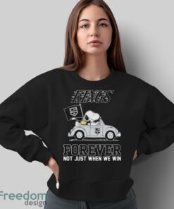 Official Peanuts Snoopy And Woodstock On Car Los Angeles Kings Forever Not Just When We Win Shirt - Sweatshirt