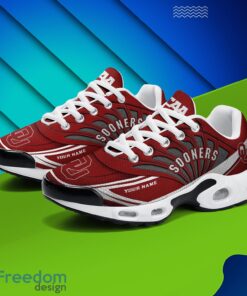 Oklahoma Sooners Air Cushion Sports Shoes Custom Name Gift For Fans Men Women Shoes Product Photo 2