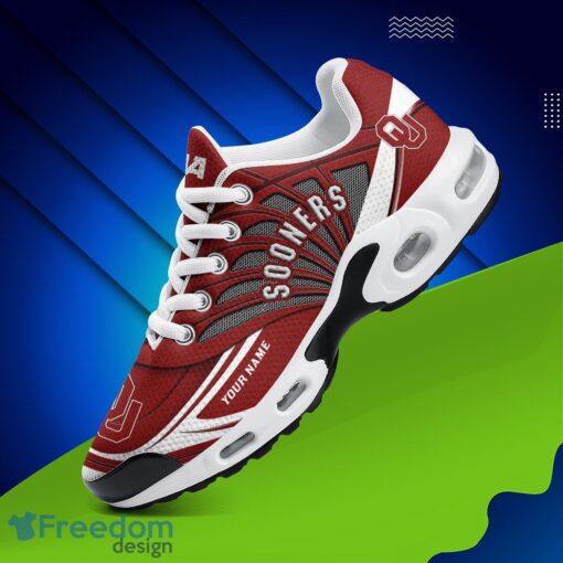 Oklahoma Sooners Air Cushion Sports Shoes Custom Name Gift For Fans Men Women Shoes Product Photo 1