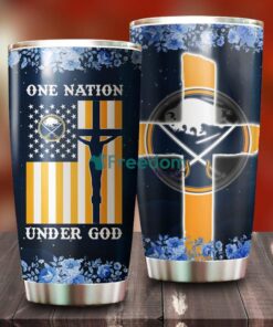 One Nation Under God Buffalo Sabres NHL Tumbler For Everyone