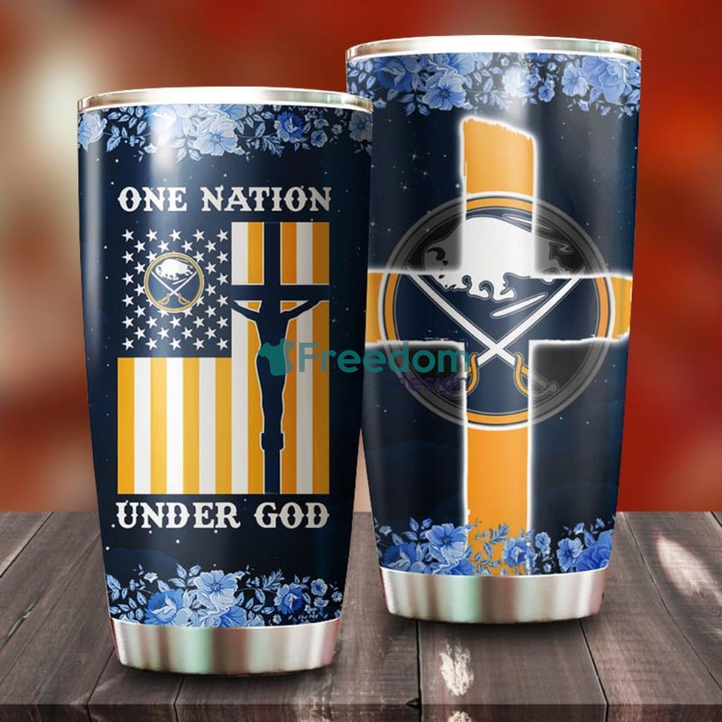 One Nation Under God Buffalo Sabres NHL Tumbler For Everyone image One Nation Under God Buffalo Sabres NHL Tumbler For Everyone Product Photo 1