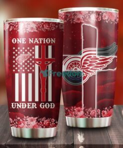 One Nation Under God Detroit Red Wings NHL Tumbler For Everyone