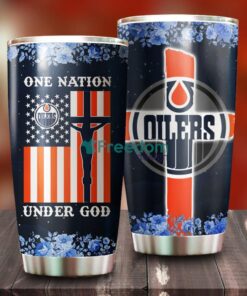One Nation Under God Edmonton Oilers NHL Tumbler For Everyone