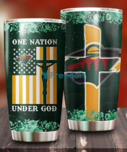 One Nation Under God Minnesota Wild NHL Tumbler For Everyone