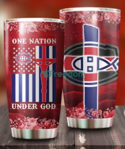 One Nation Under God Montreal Canadians NHL Tumbler For Everyone