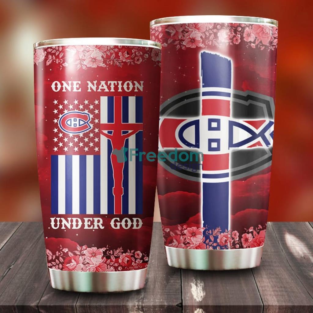 One Nation Under God Montreal Canadians NHL Tumbler For Everyone image One Nation Under God Montreal Canadians NHL Tumbler For Everyone Product Photo 1