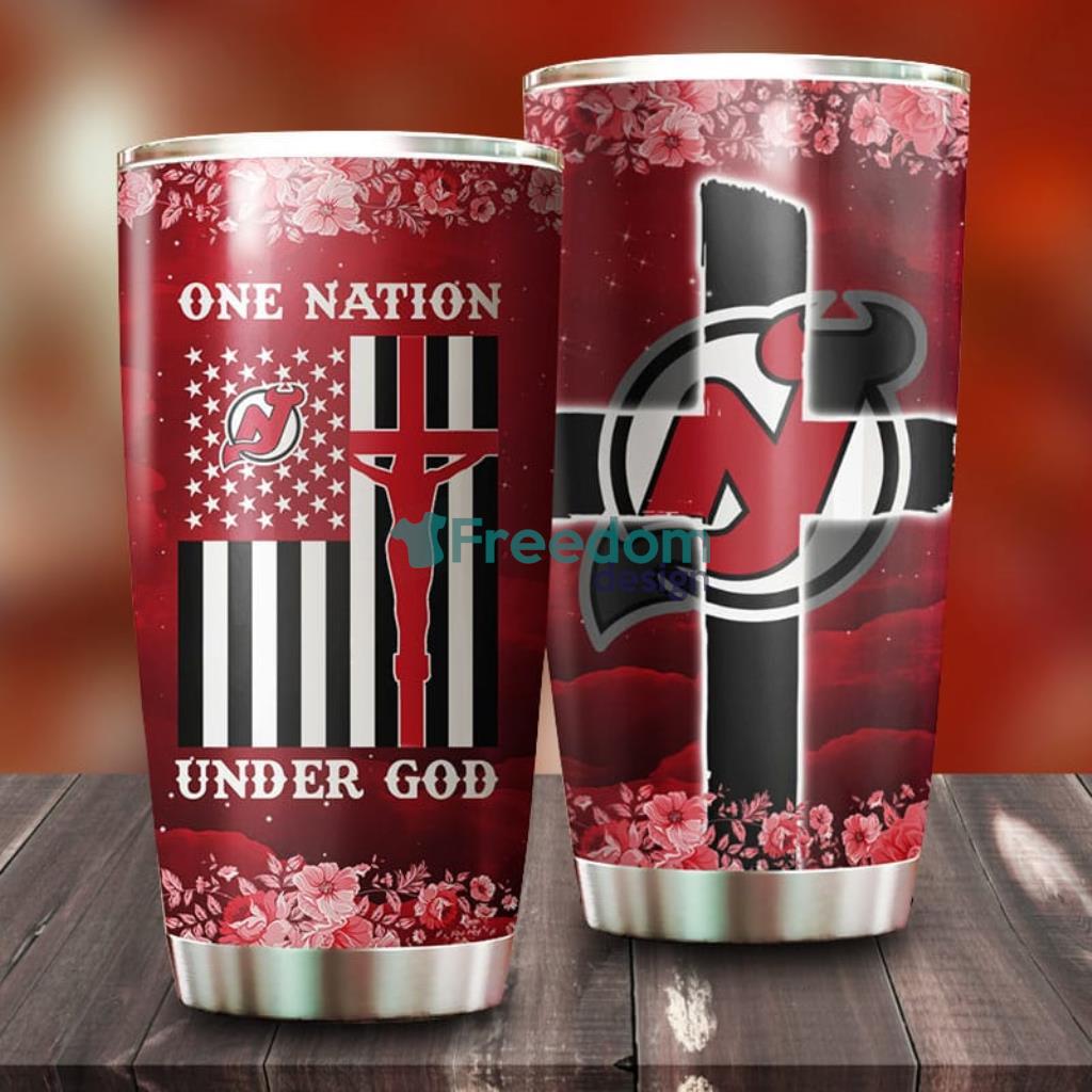 One Nation Under God New Jersey Devils NHL Tumbler For Everyone image One Nation Under God New Jersey Devils NHL Tumbler For Everyone Product Photo 1