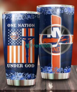 One Nation Under God New York Islanders NHL Tumbler For Everyone