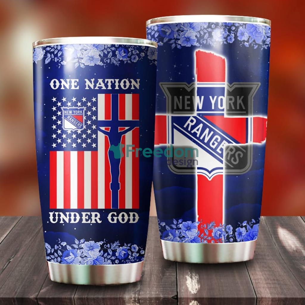 One Nation Under God New York Rangers NHL Tumbler For Everyone image One Nation Under God New York Rangers NHL Tumbler For Everyone Product Photo 1