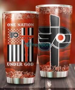 One Nation Under God Philadelphia Flyers NHL Tumbler For Everyone