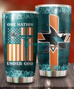 One Nation Under God San Jose Sharks NHL Tumbler For Everyone