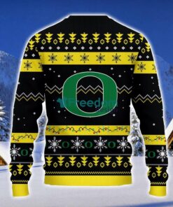 Oregon Ducks Santa Claus Ugly Christmas Sweater Christmas Gift 3D Sweater Product Photo 2