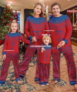 Papa Mama Dutch Bros Coffee Christmas Pattern Family Pajamas Set For Men Women Children