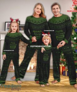 Papa Mama Jeep Car Racing Ugly Christmas Family Pajamas Set For Adult