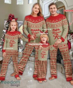 Papa Mama Rainier Beer Family Pajamas Set Gift Christmas