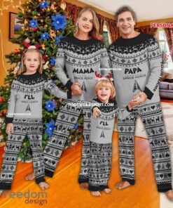 Papa Mama US Space Force Xmas Pajamas Set Family For Men Women Children