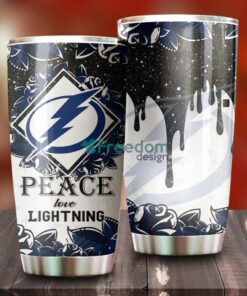 Peace Love Tampa Bay Lightning NHL Tumbler For Everyone