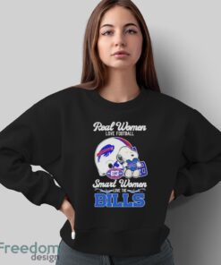 Peanuts Snoopy Real Women Love Football Smart Women Love The Buffalo Bills Shirt Product Photo 5