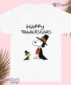 Peanuts Thanksgiving Snoopy Wearing T Shirt