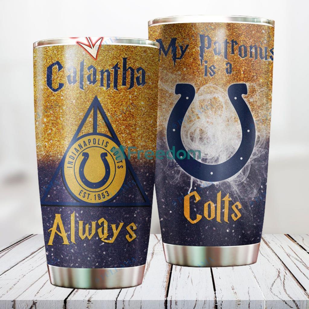 Personalized NFL Indianapolis Colts Harry Potter Always Deathly Hallows Custom Name Stainless Steel Tumbler Best Gift image Personalized NFL Indianapolis Colts Harry Potter Always Deathly Hallows Custom Name Stainless Steel Tumbler Best Gift Product Photo 1