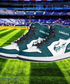 Philadelphia Eagles Air Jordan 1 Shoes Sport Hightop Sneakers For Men And Women Custom Name Product Photo 2