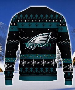 Philadelphia Eagles Santa Claus Ugly Christmas Sweater Christmas Gift 3D Sweater Product Photo 2