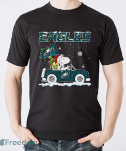 Philadelphia Eagles Snoopy And Woodstock Driving Car Shirt Sweatshirt Hoodie