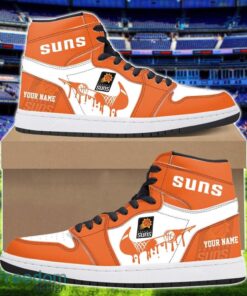 Phoenix Suns Air Jordan 1 Shoes Sport Hightop Sneakers For Men And Women Custom Name Product Photo 1