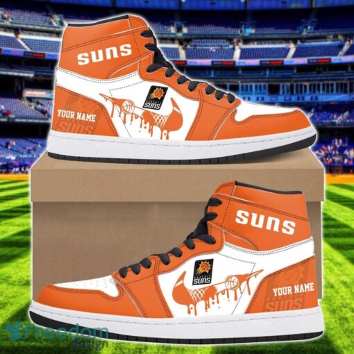 Phoenix Suns Air Jordan 1 Shoes Sport Hightop Sneakers For Men And Women Custom Name Product Photo 1