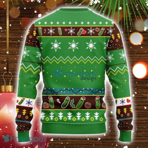 Pickle Rick Rick And Morty Ugly Christmas Sweater Green 1 Amazing Gift Idea Christmas Gift Product Photo 2