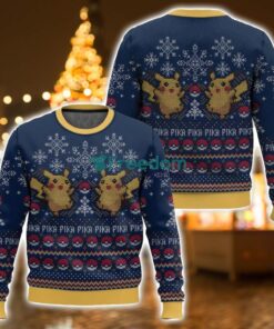 Pika Pika Pokemon 3D Ugly Christmas Sweater For Men And Women Christmas Season Gift