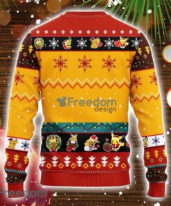 Pikachu Pokemon Ugly Christmas Sweater Yellow 2 Amazing Gift Idea Christmas Gift Product Photo 2