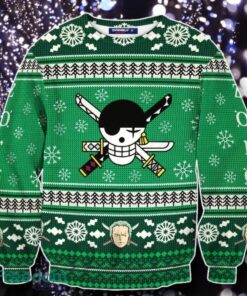 Pirate Zoro One Piece 3D Printed Ugly Sweater Unique Gift