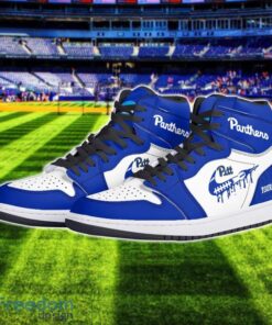 Pittsburgh Panthers Air Jordan 1 Shoes Sport Hightop Sneakers For Men And Women Custom Name Product Photo 2