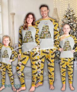 Pittsburgh Steelers Christmas Tree Xmas Pajamas Set Family Gift Christmas