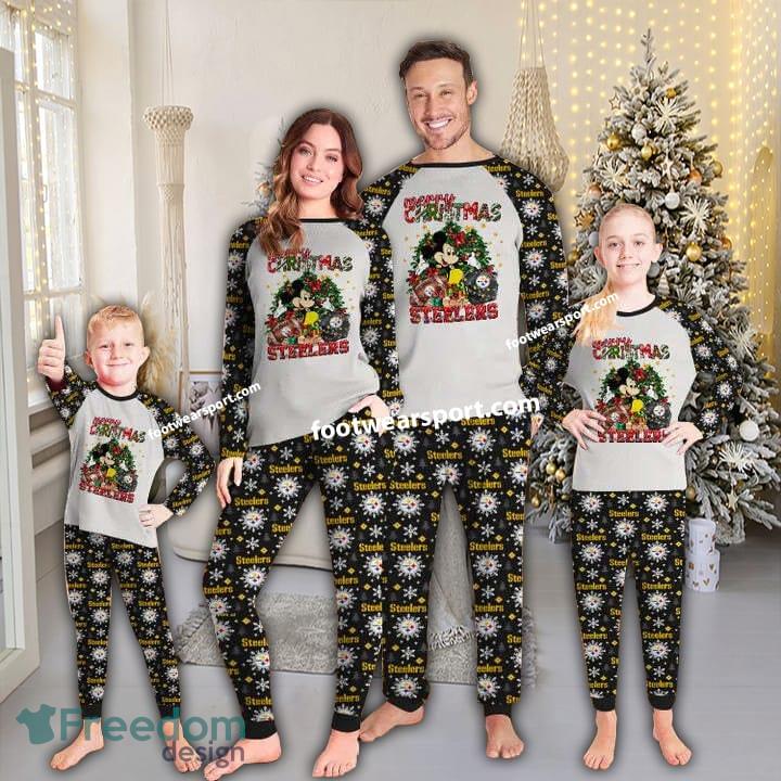 Pittsburgh Steelers Merry Christmas Xmas Pajamas Set Family Gift Christmas image Pittsburgh Steelers Merry Christmas Xmas Pajamas Set Family Gift Christmas - Pittsburgh Steelers Merry Christmas Xmas Pajamas Set Family Gift Christmas