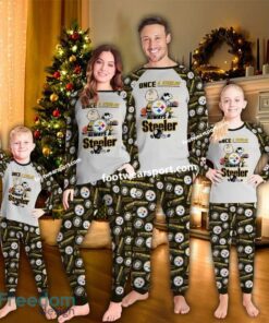 Pittsburgh Steelers Once A Steeler – Always A Steeler Ugly Christmas Pajamas Set Family Kid Men Women