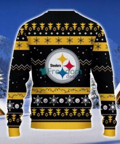 Pittsburgh Steelers Santa Claus Ugly Christmas Sweater Christmas Gift 3D Sweater Product Photo 2