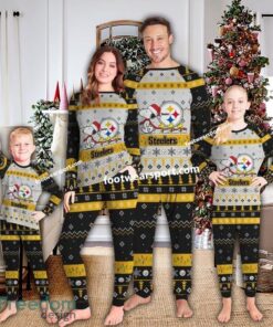 Pittsburgh Steelers Stay Warm Christmas Gift Xmas Family Pajamas Set For Men Women Kid