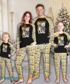 Pittsburgh Steelers Super Bowl Christmas Family Pajamas Set Kid Men Women
