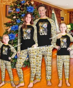 Pittsburgh Steelers Super Bowl Christmas Pajamas Set Family Kid Men Women