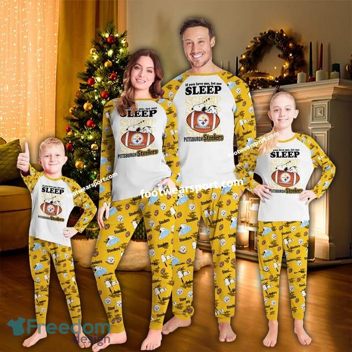 Pittsburgh Steelers Ugly Christmas Pajamas Set Family Kid Men Women image Pittsburgh Steelers Ugly Christmas Pajamas Set Family Kid Men Women - Pittsburgh Steelers Ugly Christmas Pajamas Set Family Kid Men Women