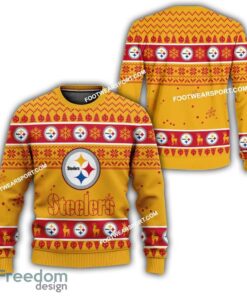 Pittsburgh Steelers Xmas Pattern Ugly Christmas Sweater Gift For Men And Women