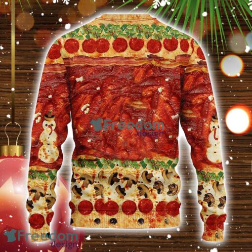 Pizza 3D Ugly Christmas Sweater Amazing Gift Idea Christmas Gift Product Photo 2