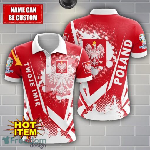 Poland national football team Limited 3D Polo Shirt Logo Printing For Fans Custom Name Product Photo 1