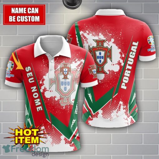 Portugal national football team Limited 3D Polo Shirt Logo Printing For Fans Custom Name Product Photo 1