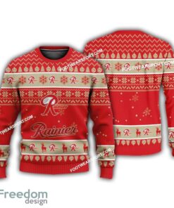Rainier Beer Logo Merry Christmas Ugly Sweater Gift For Men And Women