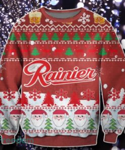 Rainier Ugly Sweater Unique Gift Beer Drinking Christmas Limited